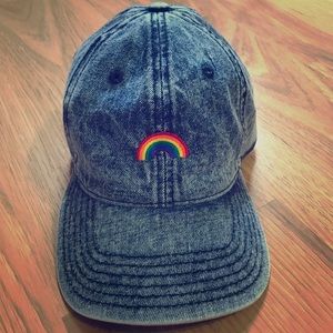 Gay Pride Rainbow Hat American Eagle